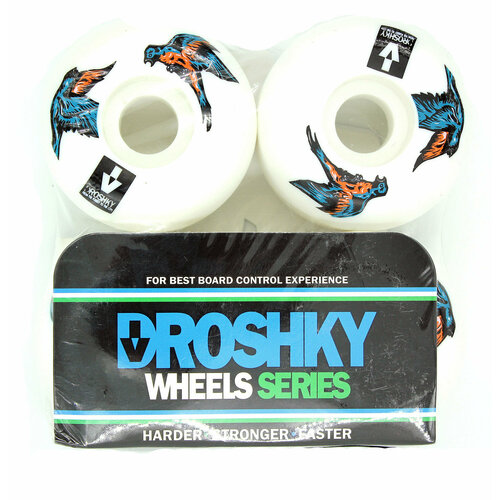 фото Комплект колес droshky wheel teal swallow fight 52*32 mm для скейтборда