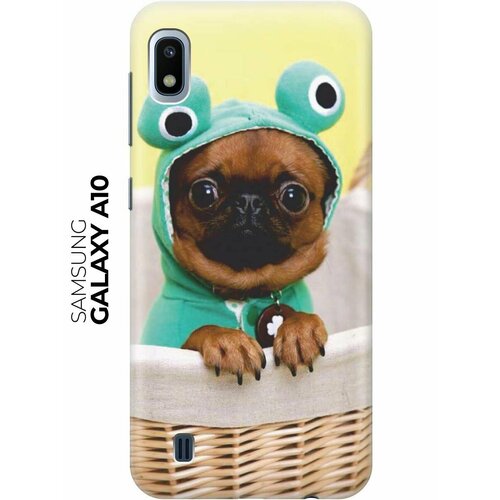 Чехол - накладка ArtColor для Samsung Galaxy A10 с принтом Собака в смешной шапке чехол накладка artcolor для samsung galaxy s20 с принтом собака в смешной шапке