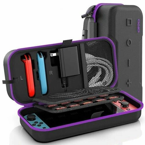 Сумка - защитный чехол для Nintendo Switch и Nintendo Switch OLED Carry Case Oivo (IV-SW188) Purple Фиолетовый