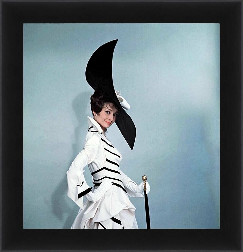 Плакат постер на бумаге Audrey Hepburn-Одри Хепберн. Размер 21 х 30 см