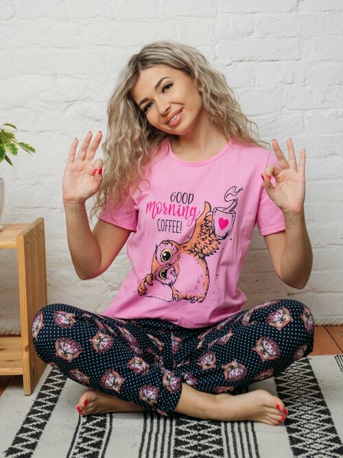 Пижама Cool Look, размер 46, розовый