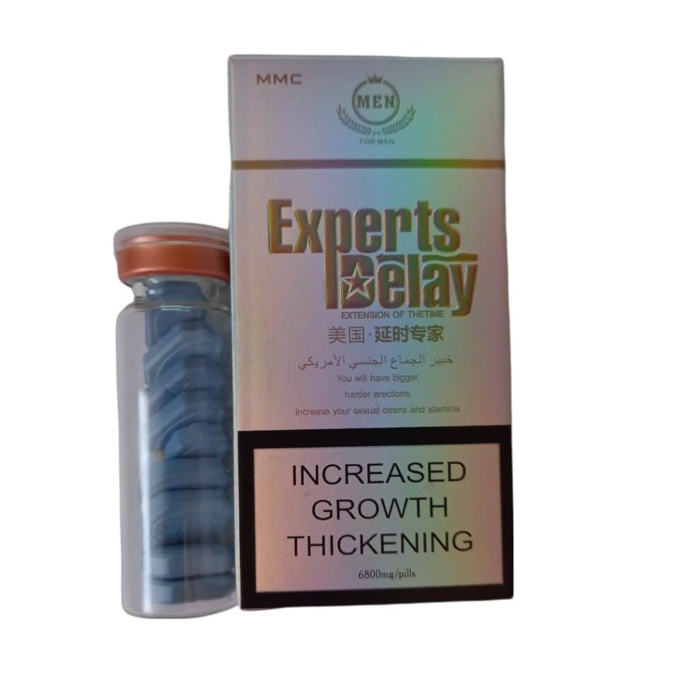 фото Experts Delay (Эксперт пролонгатор)- пролонгирующие таблетки для мужчин 10 штук.
