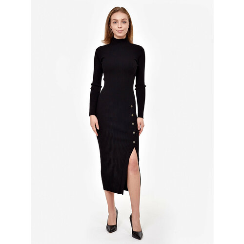 Платье Twinset Milano, размер 38, черный платье twinset milano размер 38 коралловый