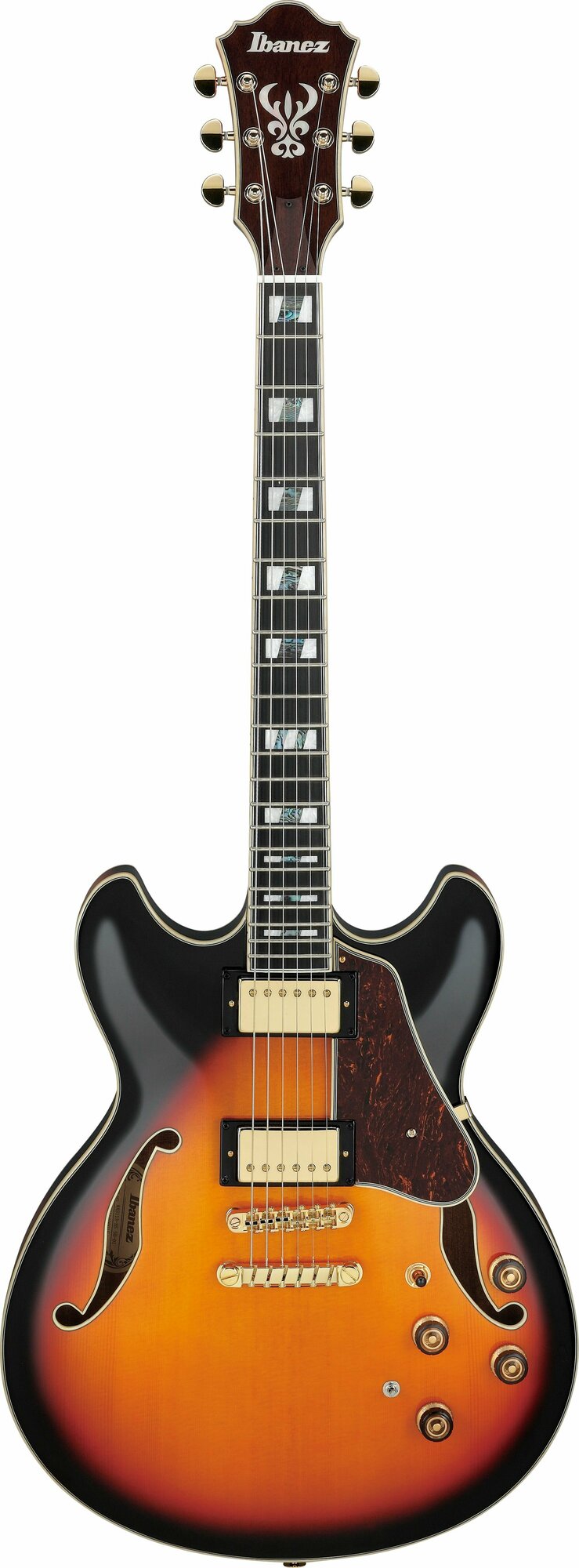 Ibanez AS113-BS полуакустическая электрогитара, цвет санбёрст