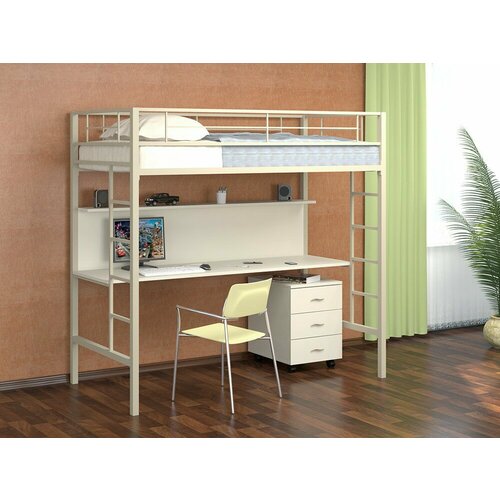 Кровать-чердак Севилья-1 бежевая