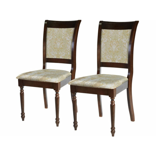 Комплект стульев «Ника» 2шт, Bristol 01, Dark Oak