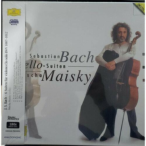 Виниловая пластинка Johann Sebastian Bach: Cellosuiten BWV 1007-1012 (180g) - Mischa Maisky. 3 LP bach cellosuiten bwv 1007 1012 mstislav rostropovich 1991