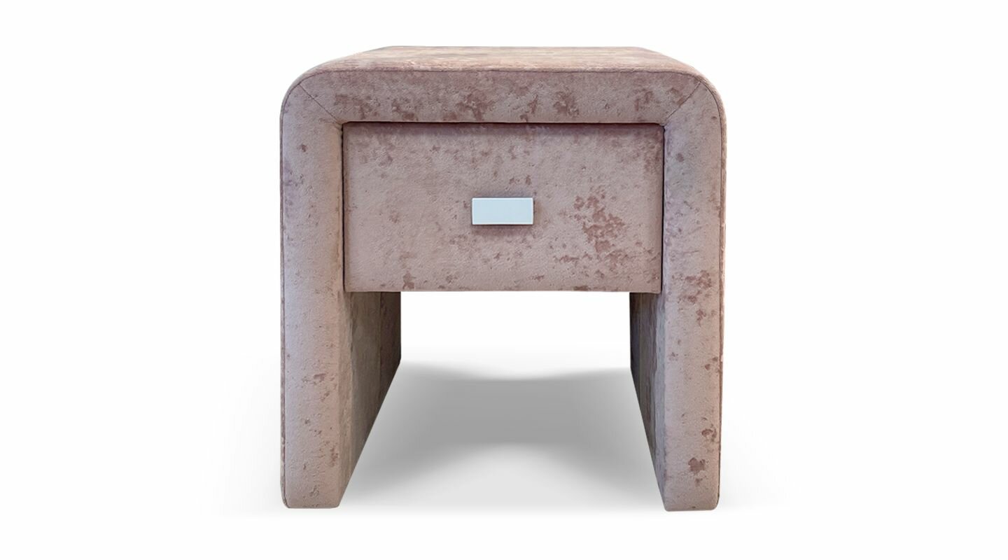 Тумба прикроватная AH! DIVAN НЕО, 430*430*480мм, розовый велюр