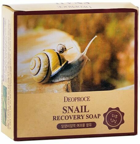 Мыломыло Deoproce Soap (Snail Recovery Soap - с улиточным секретом), 100 г