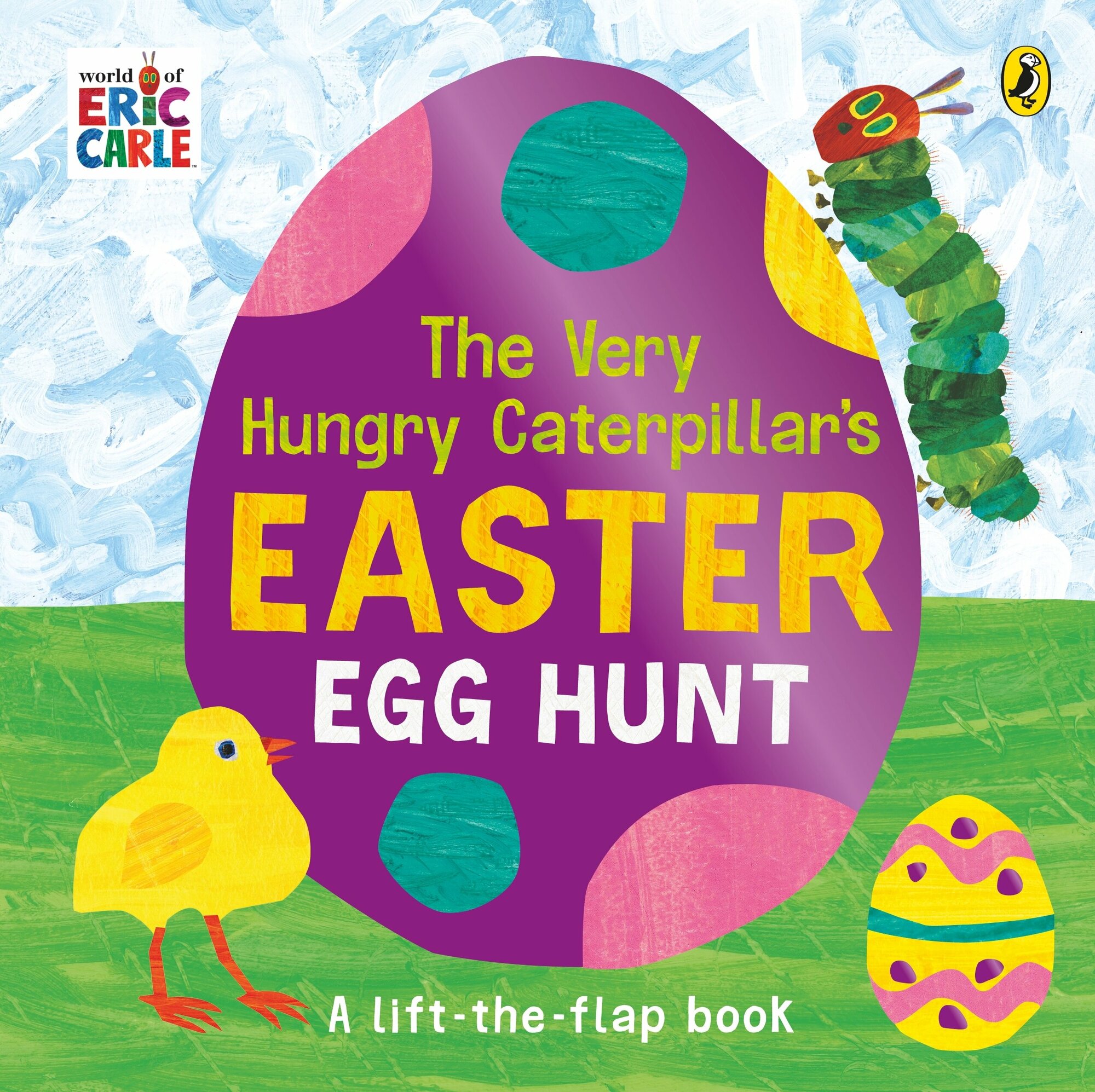 The Very Hungry Caterpillar's Easter Egg Hunt. A lift-the-flap book / Carle Eric / Книга на Английском / Карл Эрик