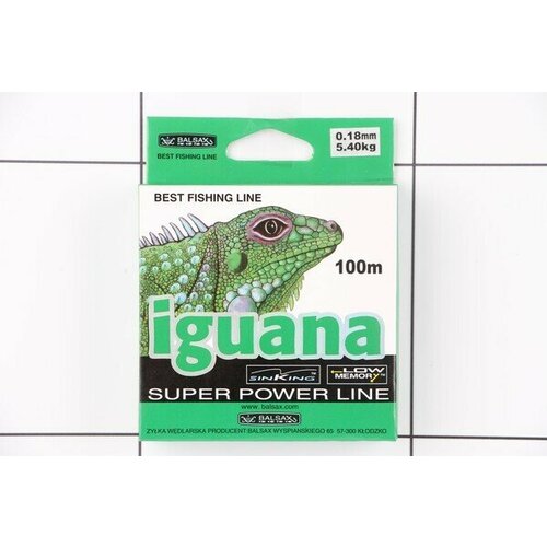 фото Леска iguana 100м 0,18 optbaza