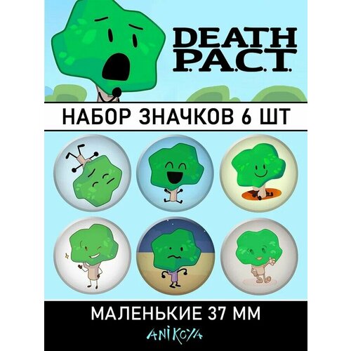 фото Значки на рюкзак death p.a.c.t tree anikoya