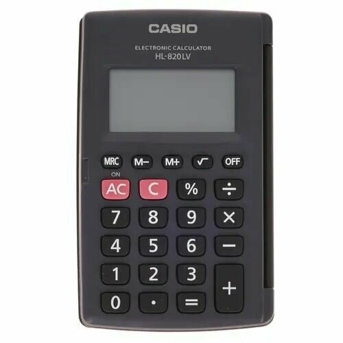Калькулятор Casio HL-820LV-BK-W-GP