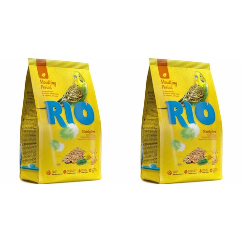 корм для волнистых попугайчиков рио в период линьки 500 г RIO Корм Сухой для волнистых попугайчиков в период линьки, 500 г, 2 шт