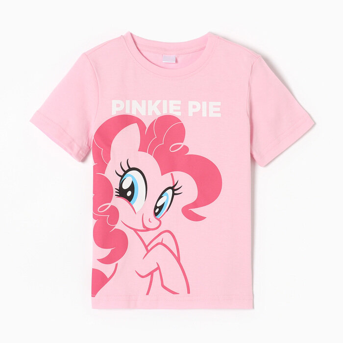 Футболка детская "Pinkie Pie", Мой маленький пони, рост 98-104, розовый