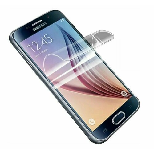 Гидрогелевая защитная пленка (не стекло) для Samsung Galaxy J2 (2016) , глянцевая, на дисплей комплект 2 шт гидрогелевая защитная пленка не стекло для samsung galaxy a8 2016 глянцевая на дисплей