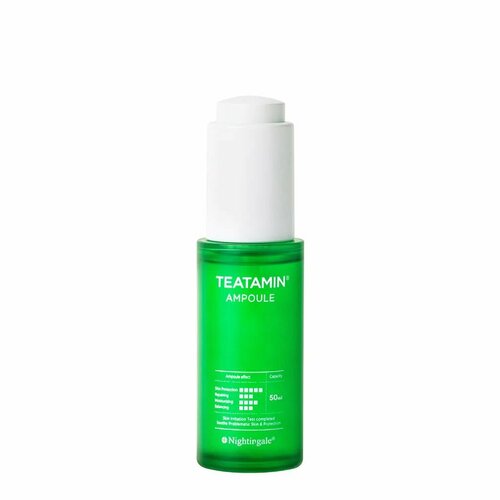 NIGHTINGALE Успокаивающая сыворотка для проблемной кожи лица Teatamin Ampoule