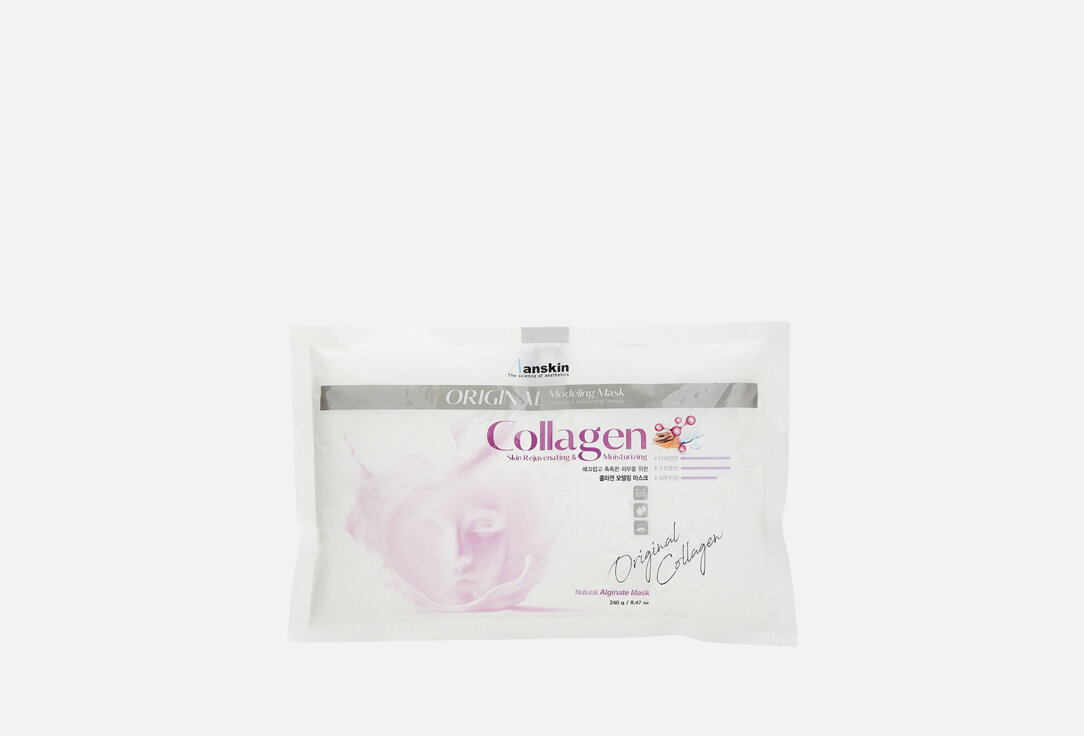 Альгинатная маска ANSKIN, Original Collagen Modeling Mask 240мл