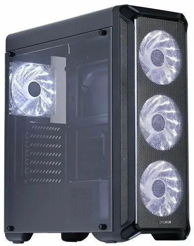 Корпус системного блока Zalman i3, Midi-Tower, без БП, черный