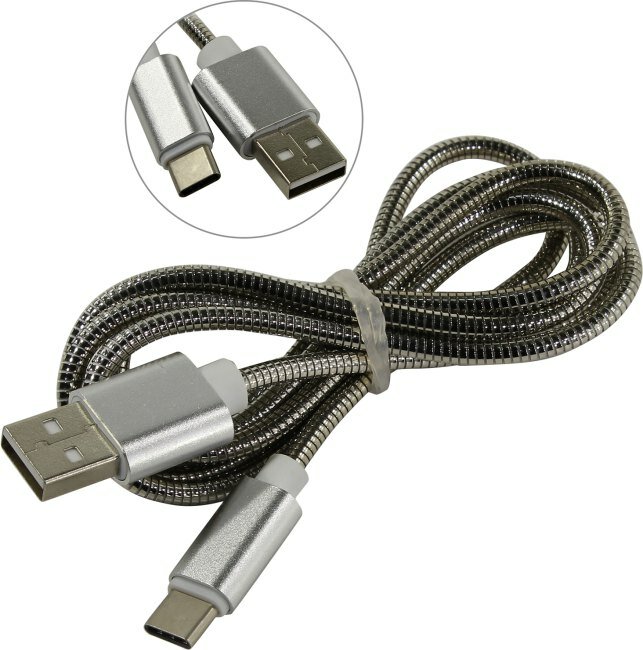 кабель USB 2.0-type-C SMARTBUY iK-3112 black 1,0м черный - фото №13