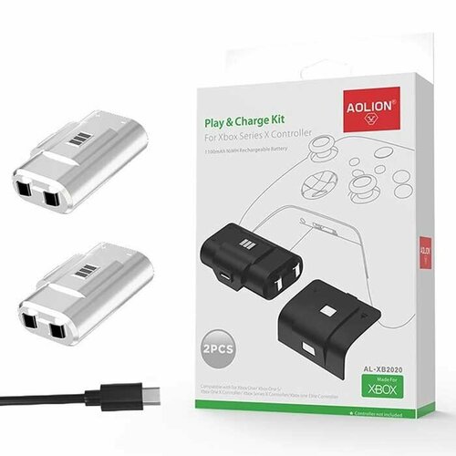 Комплект Play and Charge Kit для Xbox One\Series (AL-XB2020) White