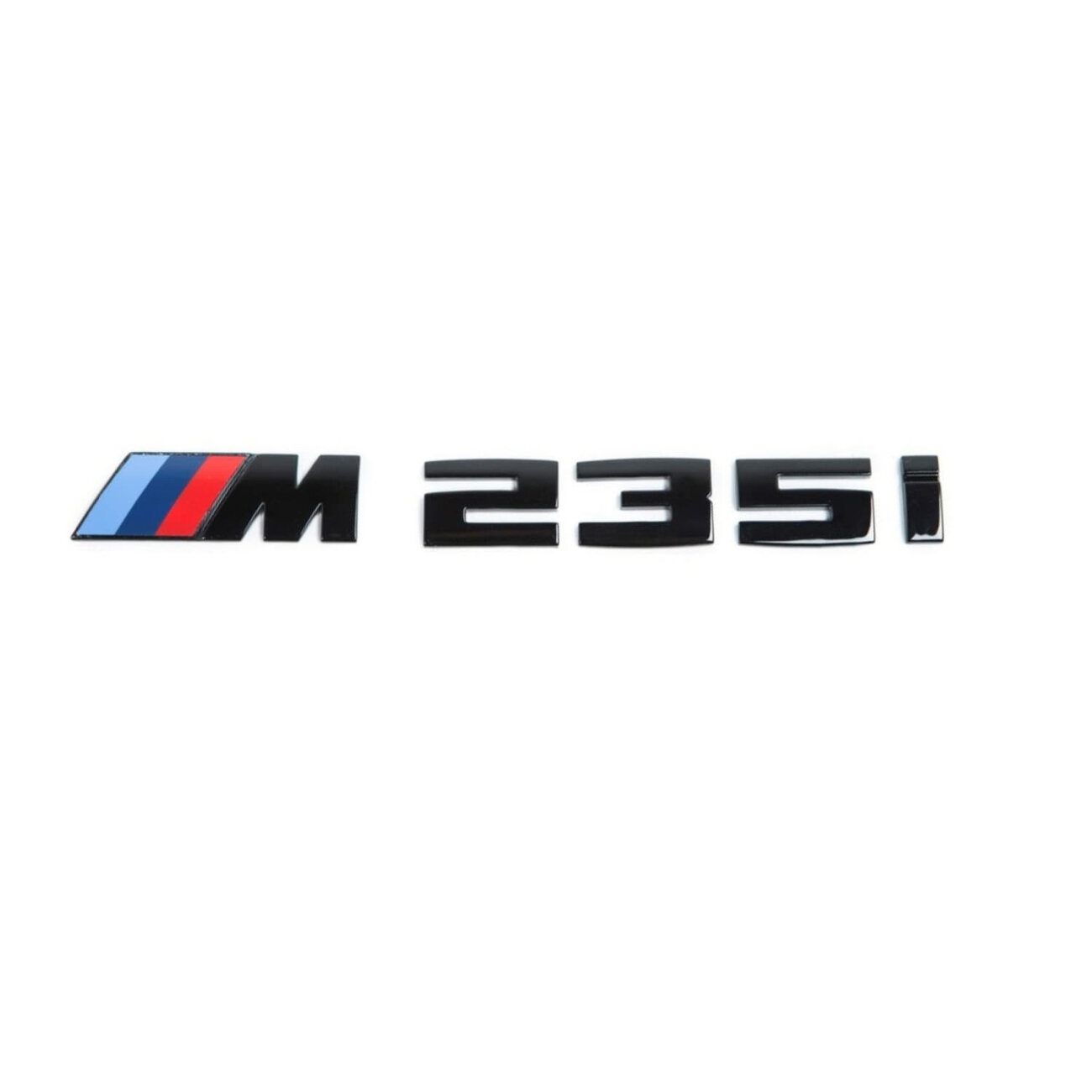 Шильдик на багажник M235i для BMW 2-ой серии черный глянец