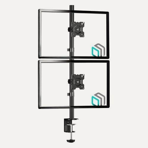 Изображение товара Кронштейн для мониторов ONKRON D208E, до 34", до 16кг, настольный, поворот и наклон, черный