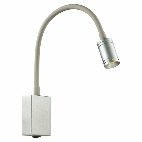 Настенный светодиодный светильник серебристого цвета 3W 3000К от GETOGAZOV FAMILY 2200₽