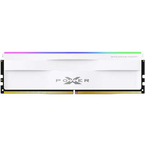 модуль памяти ddr5 32gb silicon power sp032gxlwu560fsh xpower zenith rgb pc5 44800 5600mhz cl40 1 25v white Оперативная память для компьютера Silicon Power XPower Zenith RGB DIMM 32Gb DDR5 5600 MHz SP032GXLWU560FSH