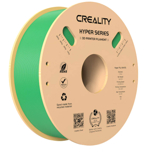 Катушка Hyper PLA-пластика Creality 1.75 мм 1кг, зеленая