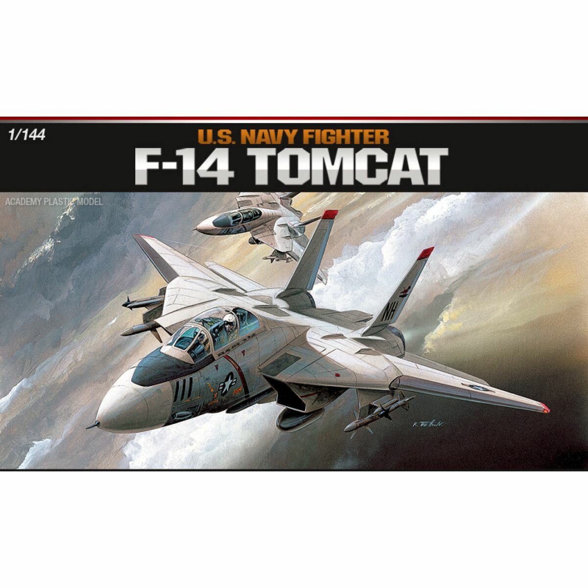 Academy сборная модель 12608 F-14 Tomcat 1:144