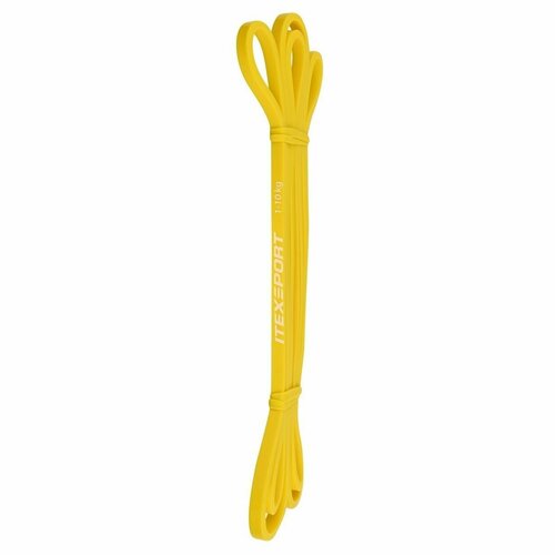 Резинка для фитнеса / Эспандер ленточный желтый ITEX SPORT (сопротивление 1-10 кг, размер силовой ленты 208х0.65х0.45 см) спортивные эспандеры уплотнительные эластичные ленты для бодибилдинга резиновая лента оборудование для женской спортивной йоги 5 цвето