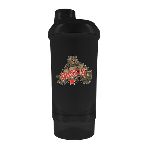 Шейкер Russian Bear (Red Star) Smart 500ml+150ml