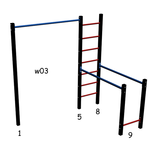 Спортивная площадка Workout w03 25200₽