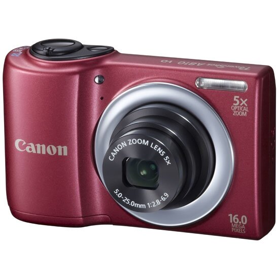 Фотоаппарат CANON PowerShot A810, красный
