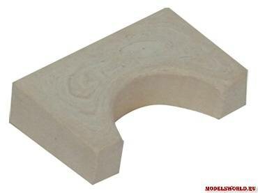 фото Набор кирпичей с вырезом, масштаб 1:20, 20х12 мм, 25 шт.