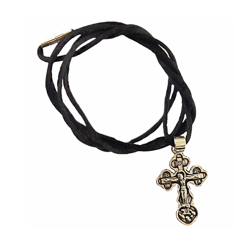 Славянский оберег, крестик Истина любви, серебристый