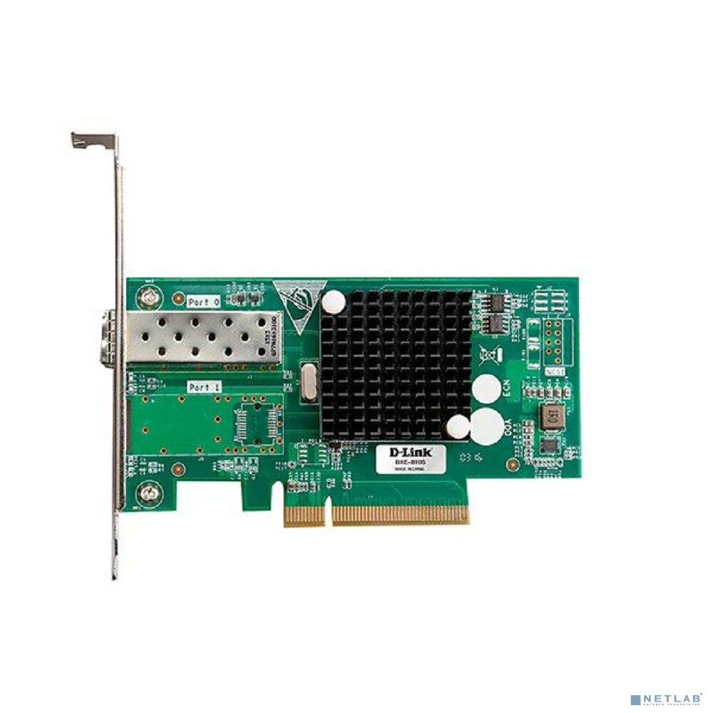 D-LINK Сетевая карта D-Link DXE-810S/B1A PROJ Сетевой PCI Express адаптер с 1 портом 10GBase-X SFP+