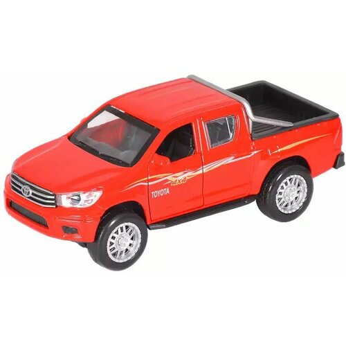 Модель машины 1:38 Toyota Hilux FY6118-12D свет, Инерционный механизм (1/12шт.) модель машины toyota camry 1 24 19см свето звуковые эффекты инерционный механизм красный 1 шт