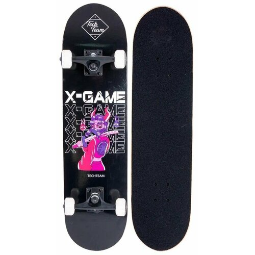 Деревянный скейтборд X-GAME (дьявол во плоти)