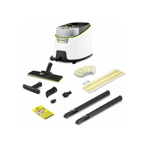 Пароочиститель Karcher напольный EasyFix SC 4 Deluxe Iron 2200Вт белый пароочиститель karcher sc 2 deluxe белый черный