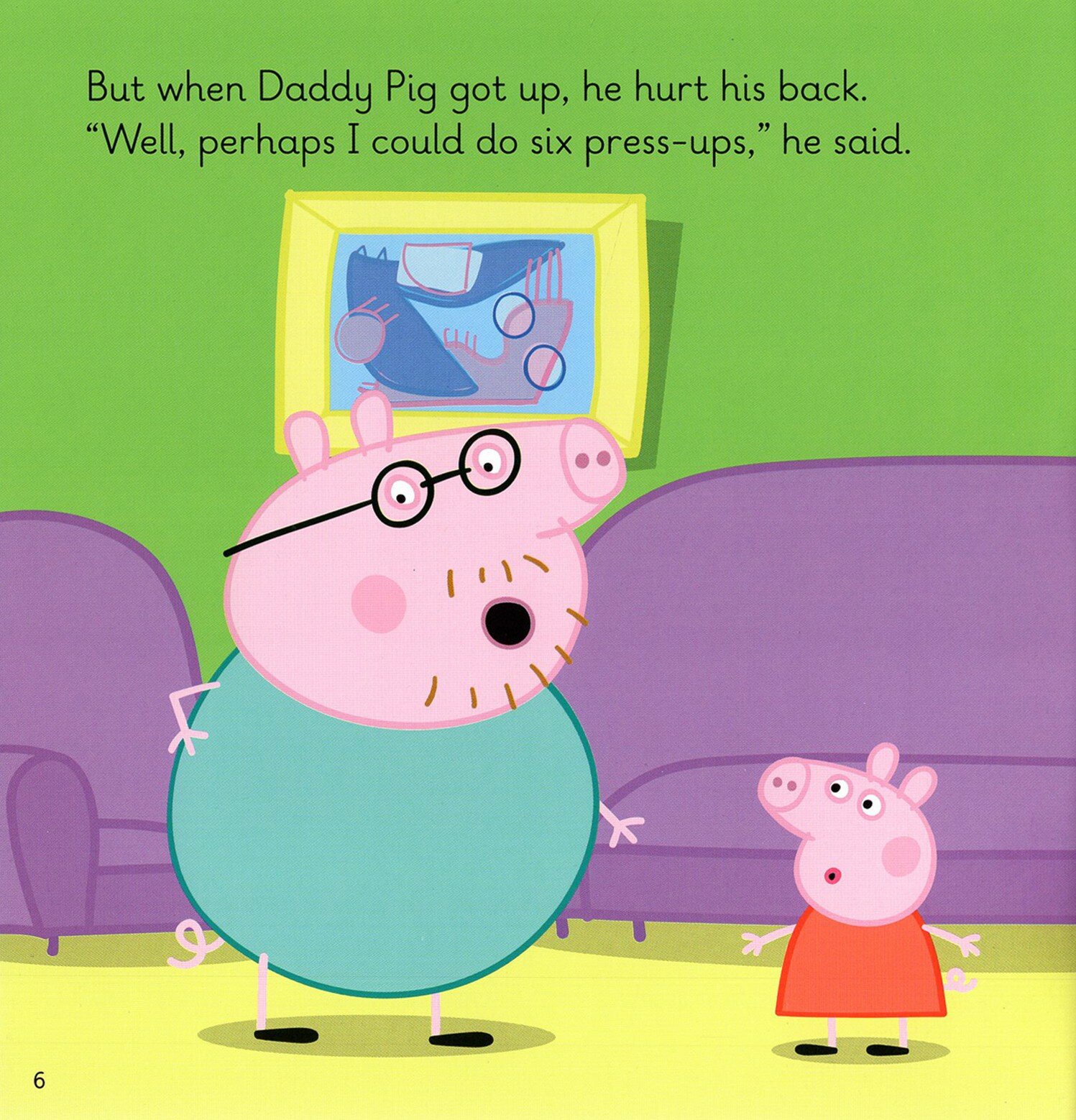 First Words with Peppa. Level 5. Daddy Pig Gets Fit - фото №2