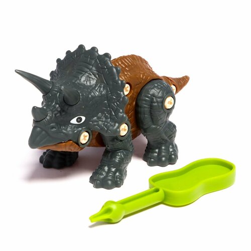 Конструктор винтовой Мир динозавров Трицератопс 282₽