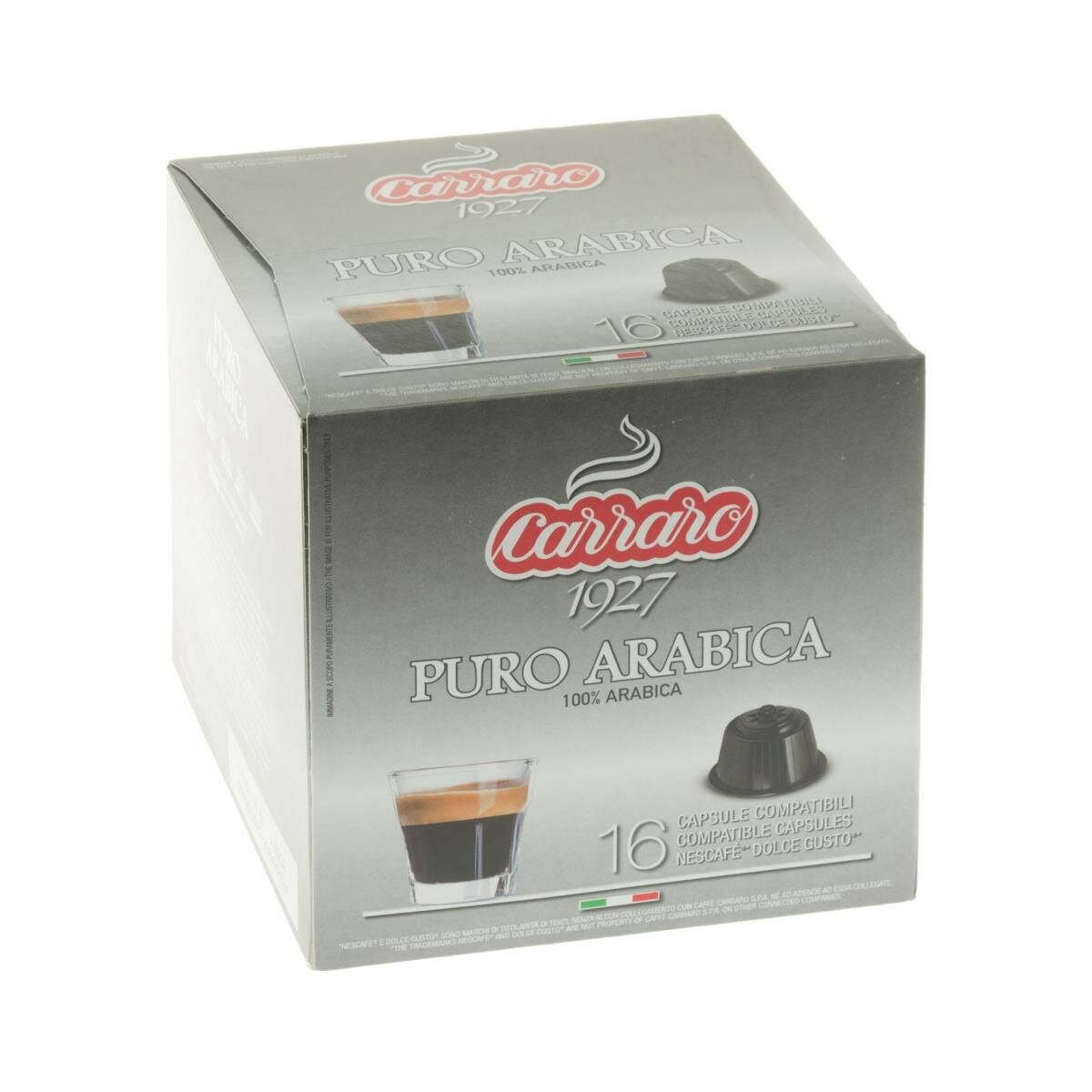Кофе в капсулах Carraro Puro Arabica 100% 16шт - фото №9