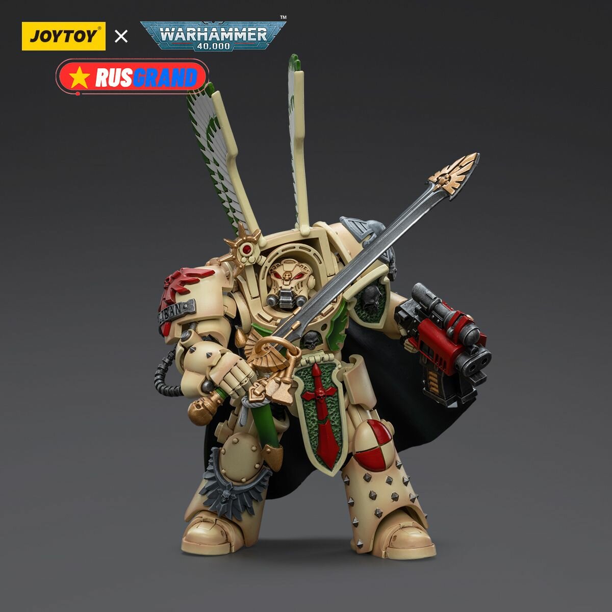 Подвижная фигурка JOYTOY Warhammer 40000 Dark Angels Deathwing Strikemaster with Power Sword