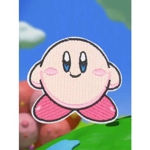 Нашивка термоаппликация из аниме Звезда Кирби 450₽
