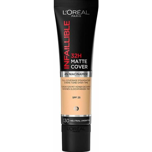 Тональный крем L’Oreal Paris Infaillible Matte тон 130