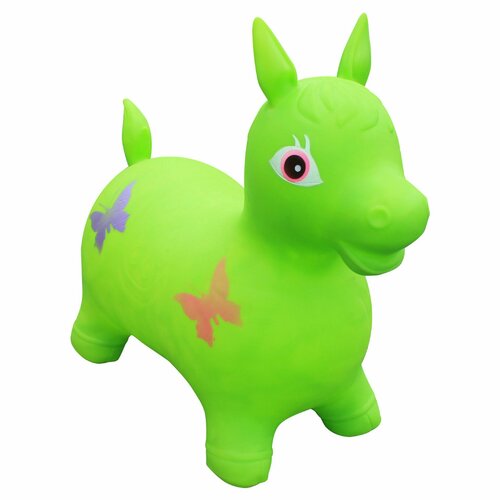 надувной единорог прыгалка зеленый лошадка попрыгун прыгунок детский прыгун для детей Прыгун Лошадка Надувная / Надувной ослик попрыгун игрушка