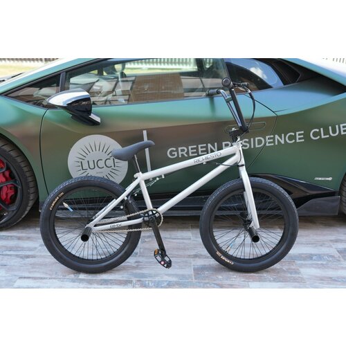 Велосипед BMX Richiesto 20 Рама 10 Трюковый Подростковый детский Унисекс серый глянец 22500₽