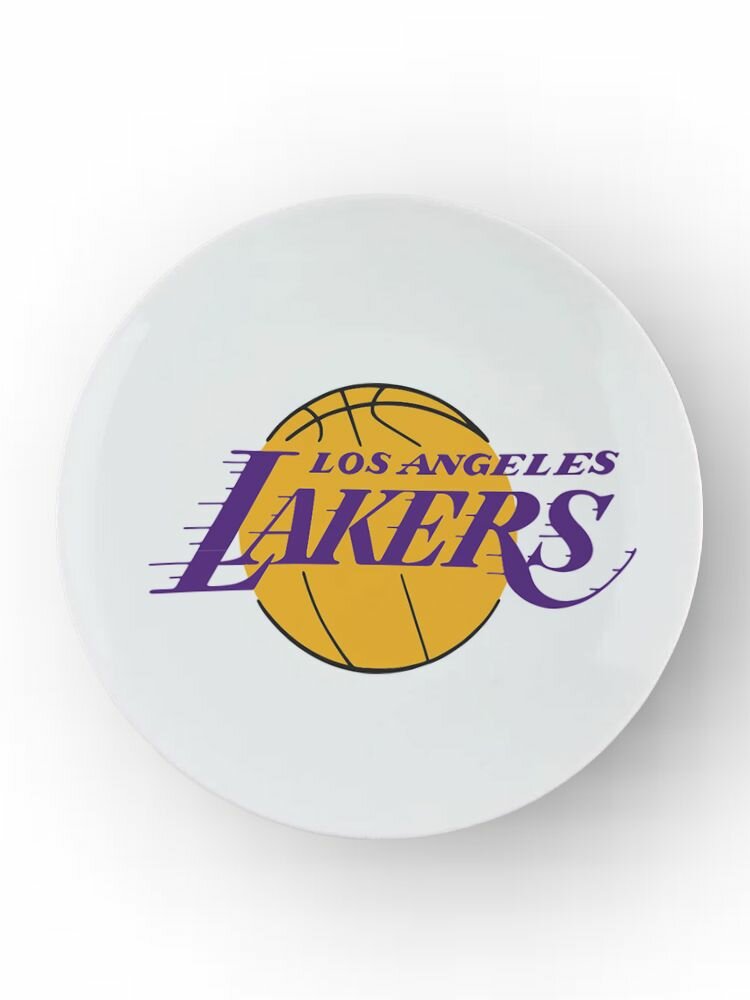 Тарелка баскетбольный клуб НБА Los Angeles Lakers - Лос-Анджелес Лейкерс